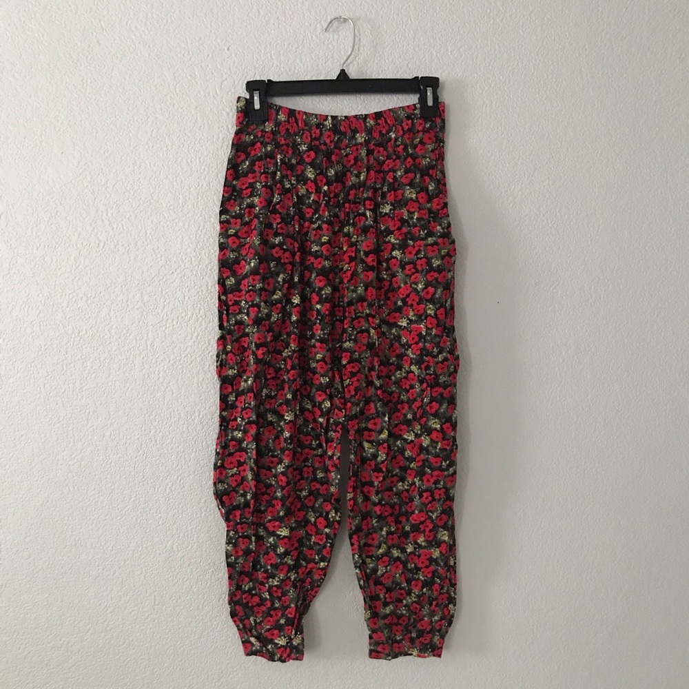 Floral Harem Pants